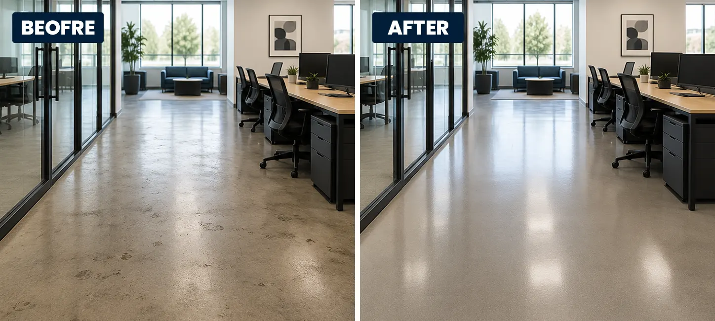 commercial cleaning Macquarie Park before and after results