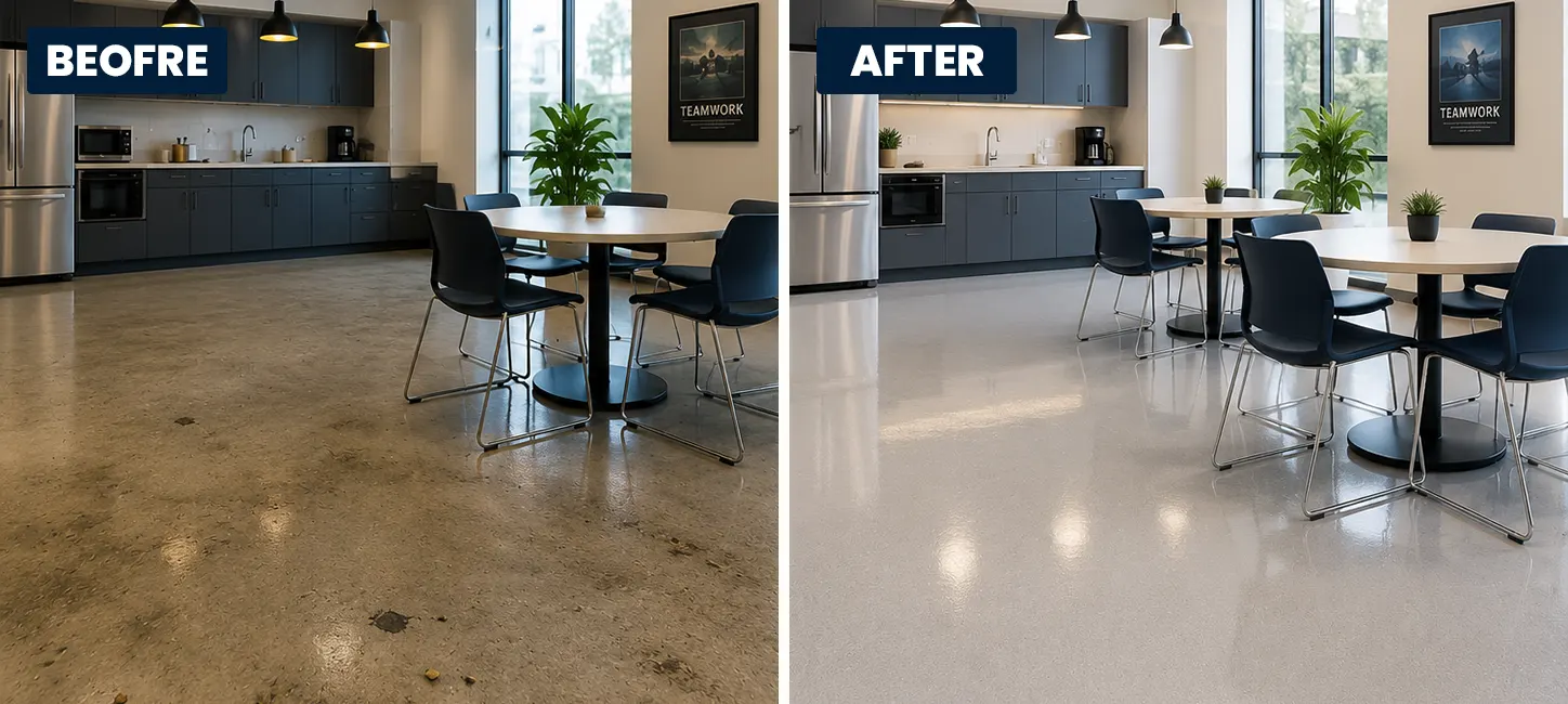 commercial cleaning Macquarie Park before and after results
