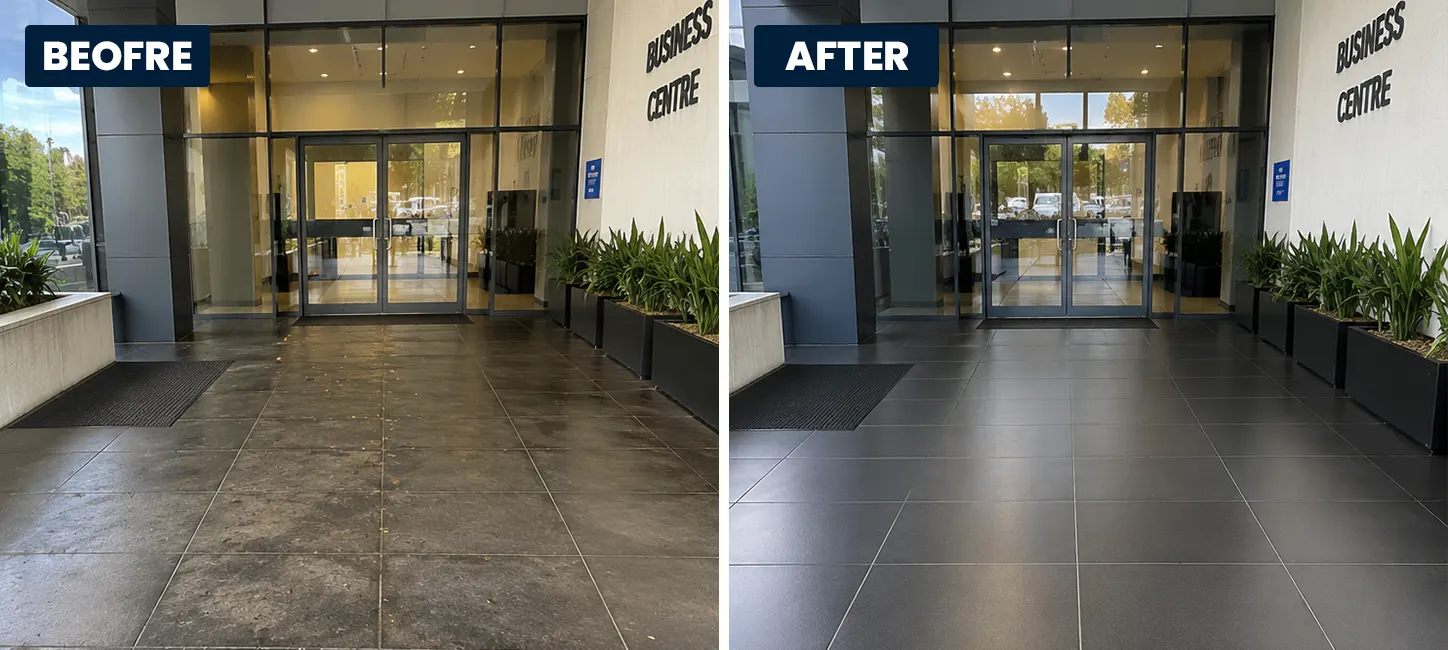 commercial cleaning Regents Park before and after results