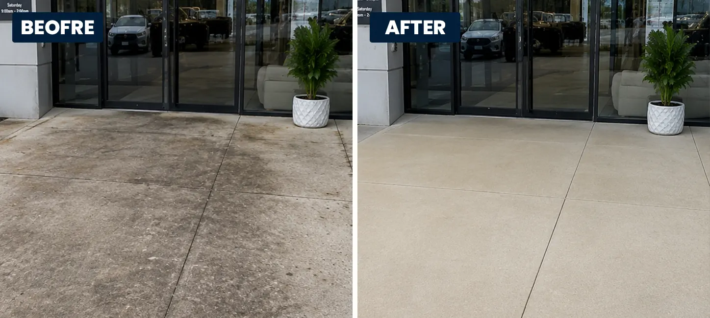 commercial cleaning Regents Park before and after results