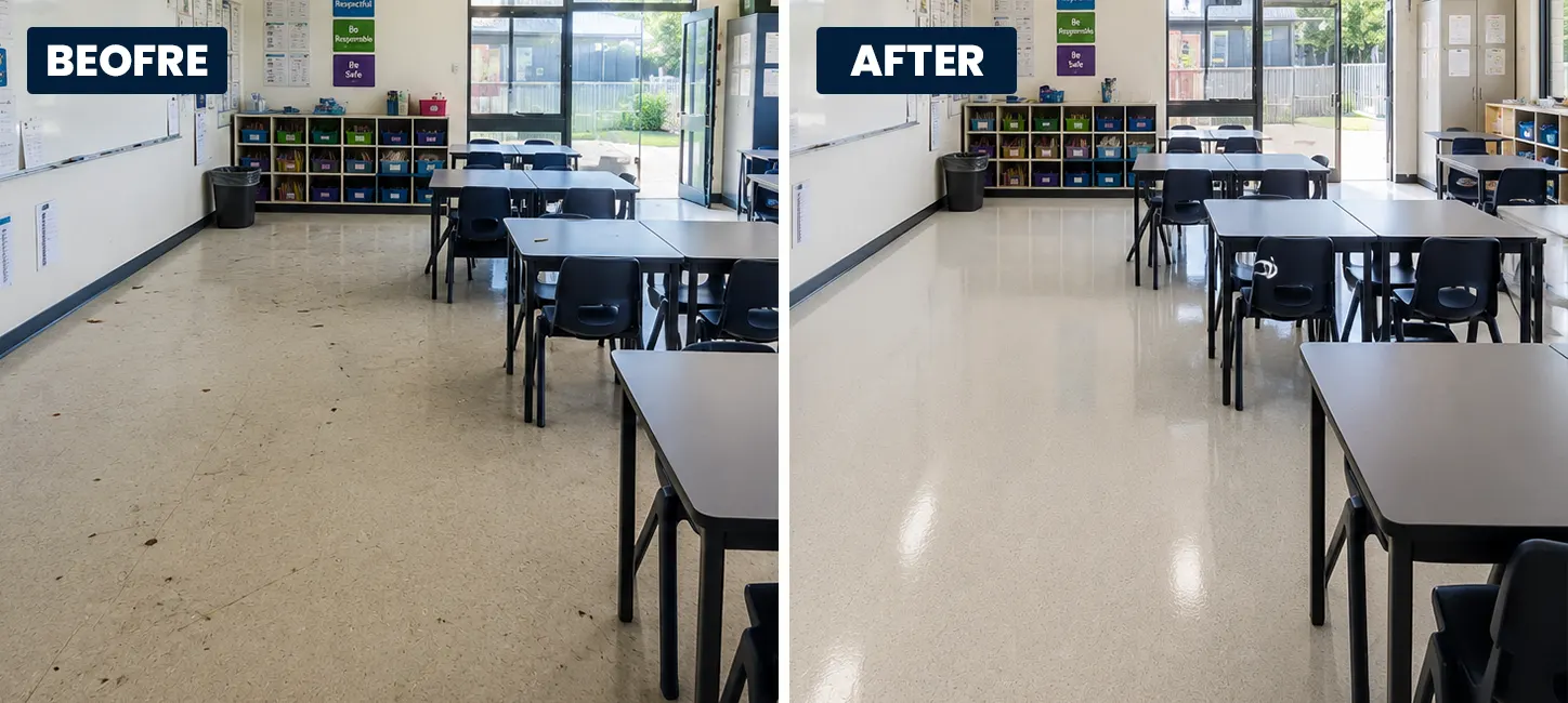 commercial cleaning Gregory Hills before and after results