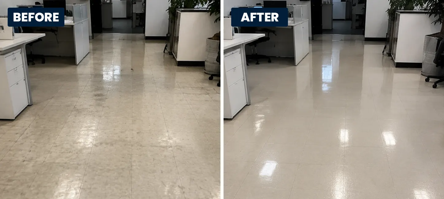 Office cleaning before and after Pemulwuy