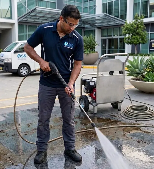 Pressure Washing Process