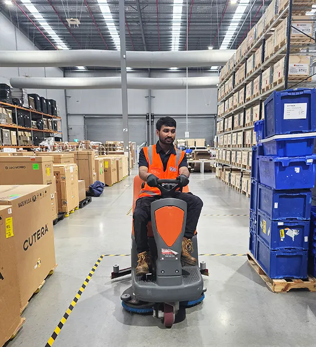 Warehouse Cleaning Process