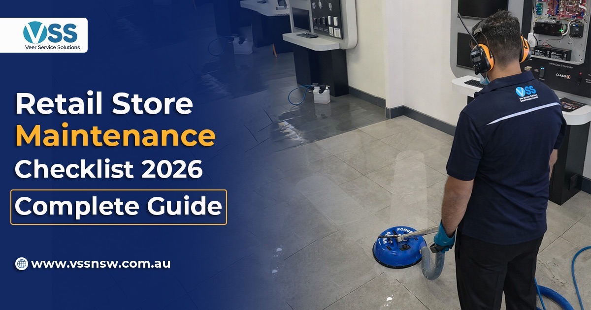 Retail store maintenance checklist
